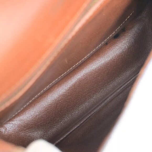 Auth LOUIS VUITTON Saint Cloud MM Shoulder Bag Monogram Leather Brown - Picture 8 of 16